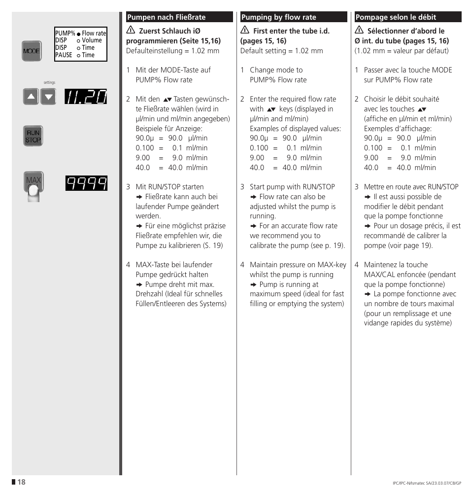 IDEX Health & Science IPC User Manual | Page 18 / 48