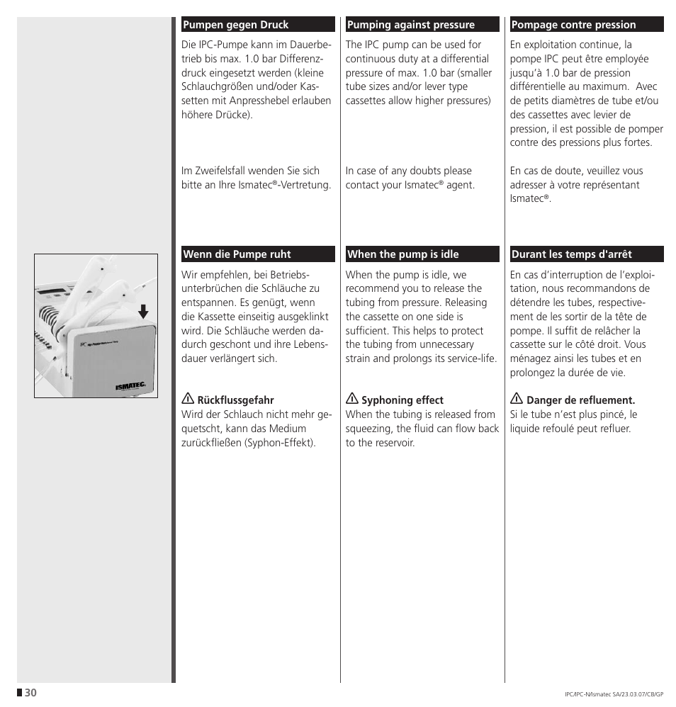 IDEX Health & Science IPC User Manual | Page 30 / 48