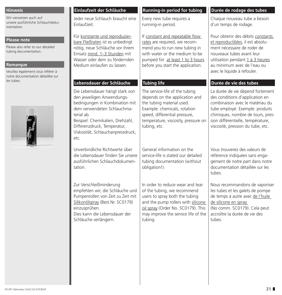 IDEX Health & Science IPC User Manual | Page 31 / 48