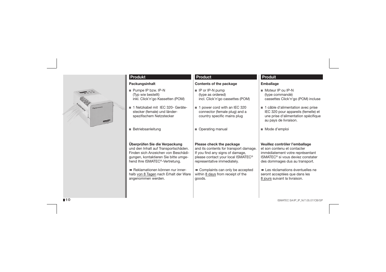 IDEX Health & Science IP User Manual | Page 10 / 40