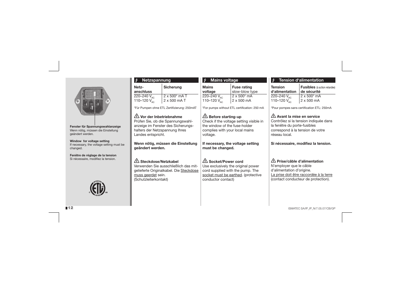 IDEX Health & Science IP User Manual | Page 12 / 40