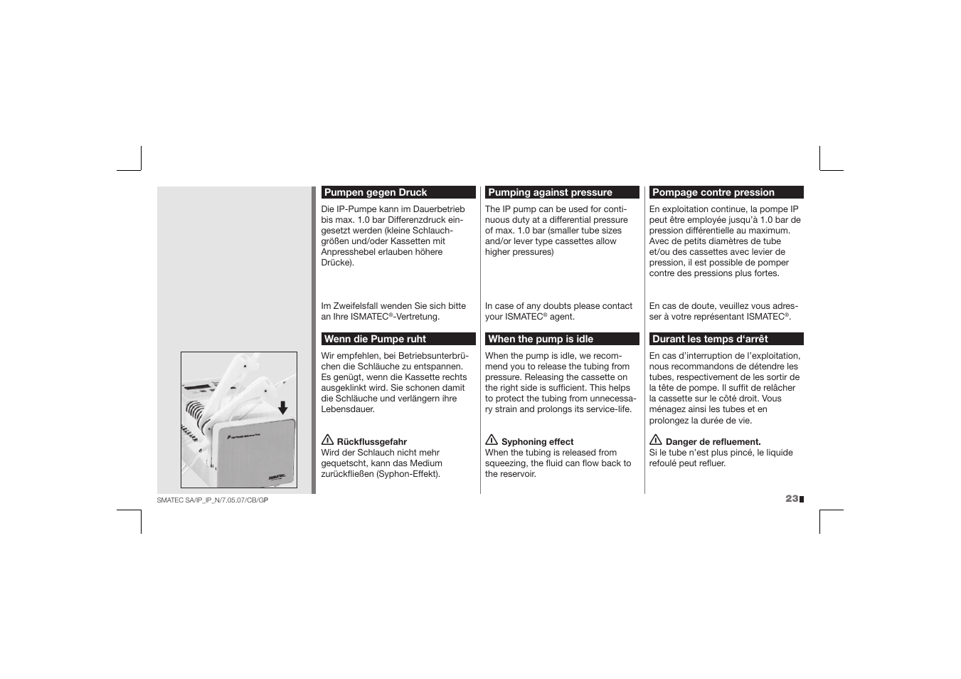 IDEX Health & Science IP User Manual | Page 23 / 40