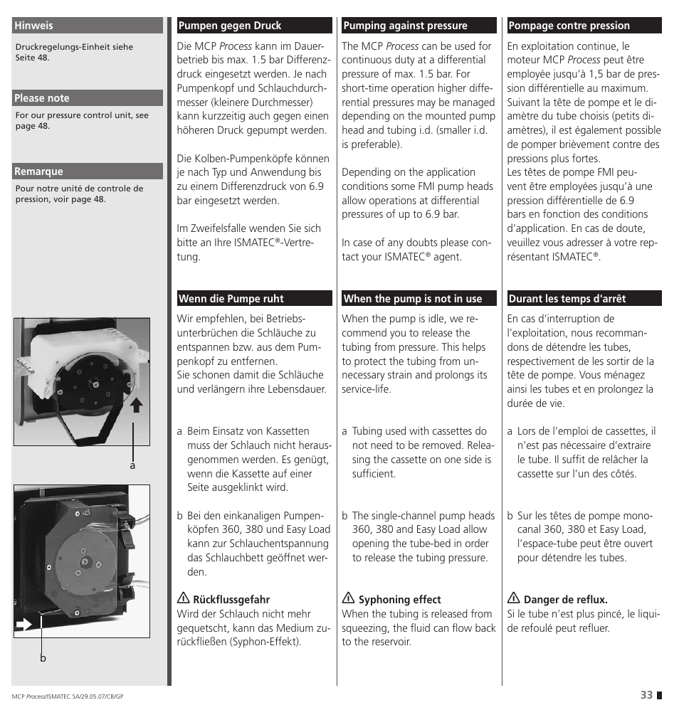 IDEX Health & Science MCP Process – version with Settings Menu User Manual | Page 33 / 64