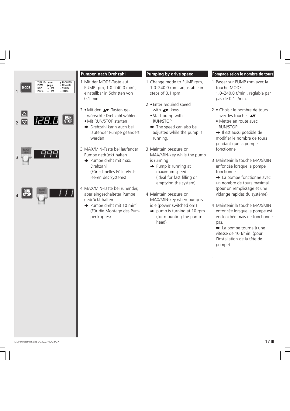 IDEX Health & Science MCP Process – version without Settings Menu User Manual | Page 17 / 56