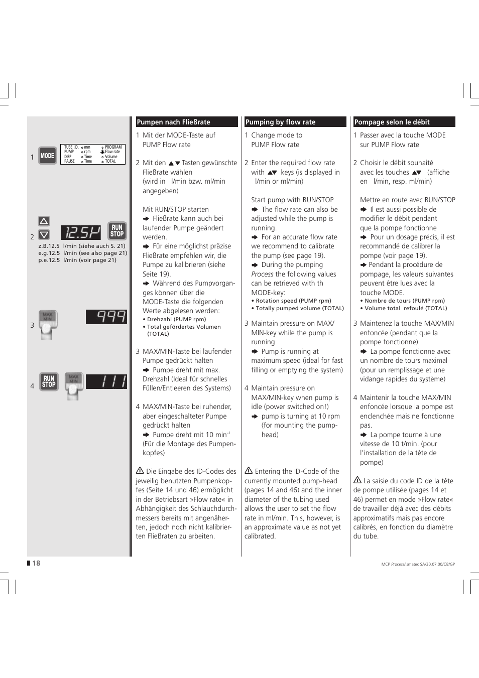 IDEX Health & Science MCP Process – version without Settings Menu User Manual | Page 18 / 56
