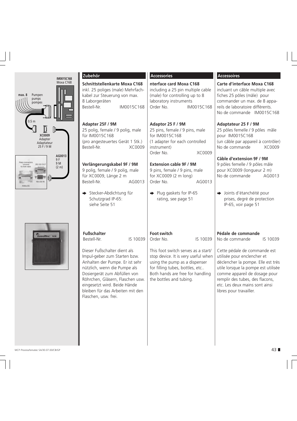 IDEX Health & Science MCP Process – version without Settings Menu User Manual | Page 43 / 56