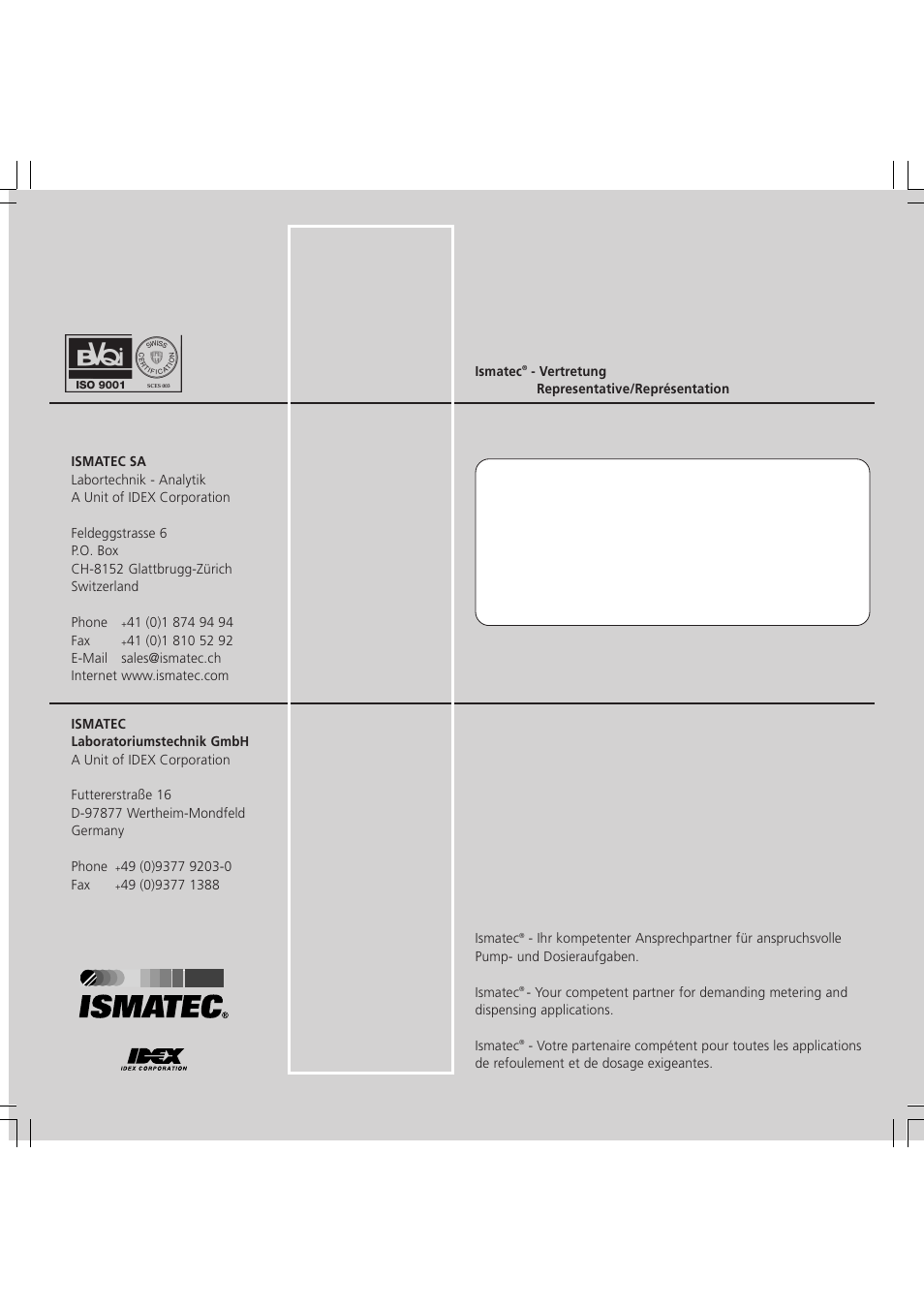 IDEX Health & Science MCP Process – version without Settings Menu User Manual | Page 56 / 56