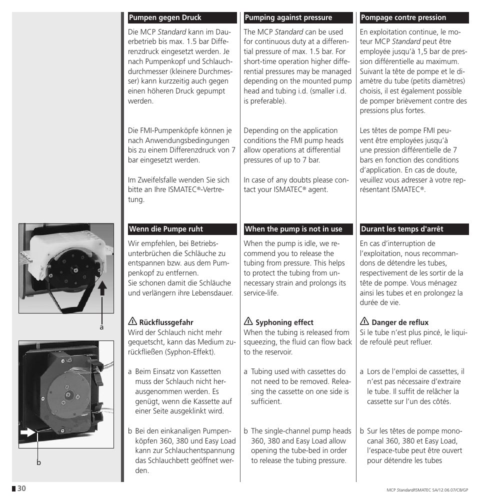 IDEX Health & Science MCP Standard User Manual | Page 30 / 56