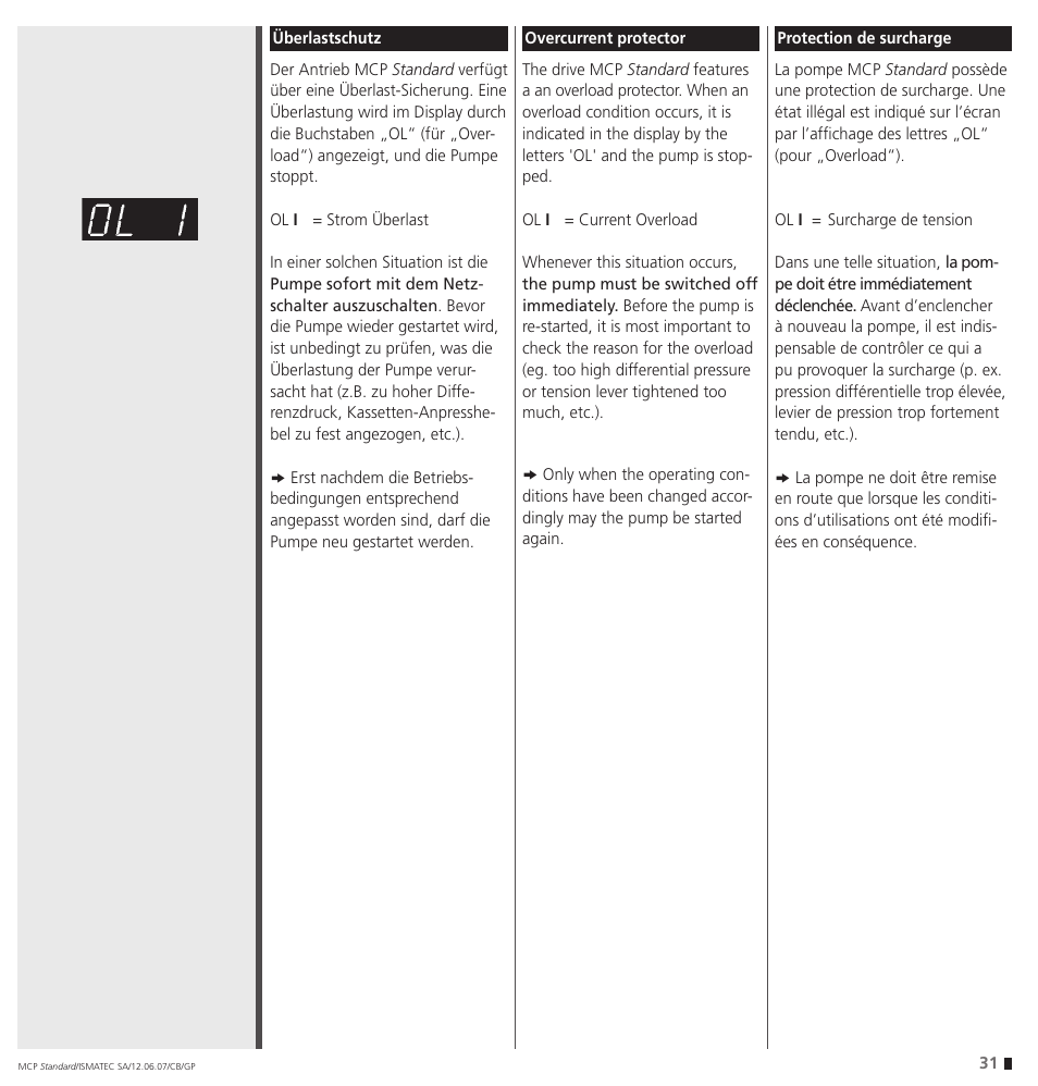 IDEX Health & Science MCP Standard User Manual | Page 31 / 56