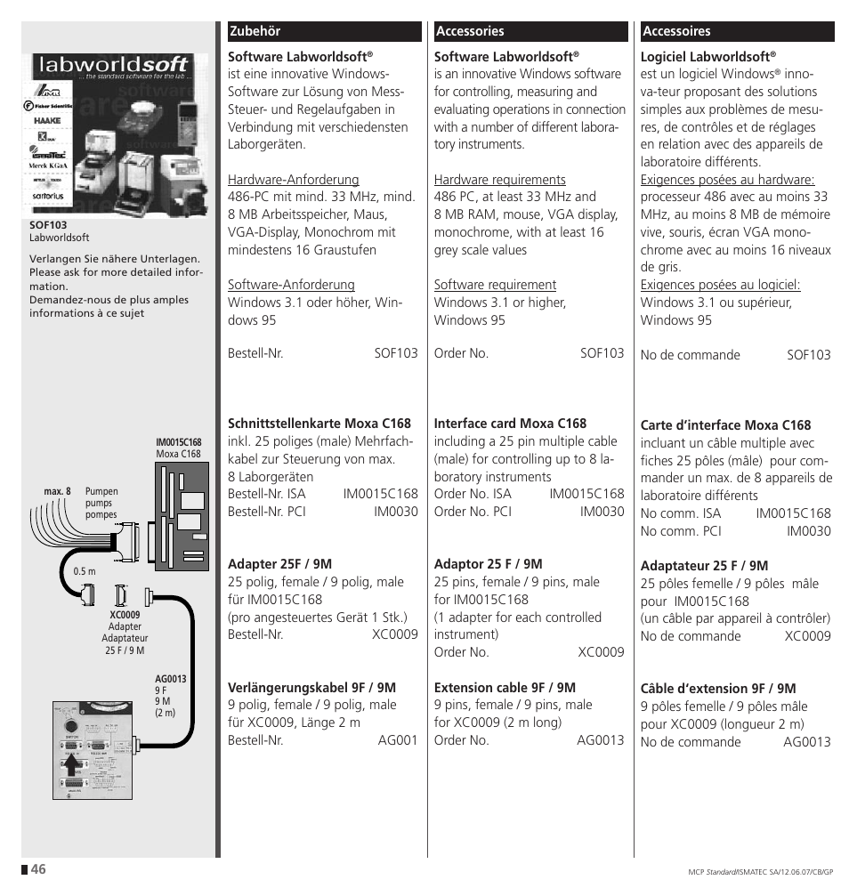 IDEX Health & Science MCP Standard User Manual | Page 46 / 56