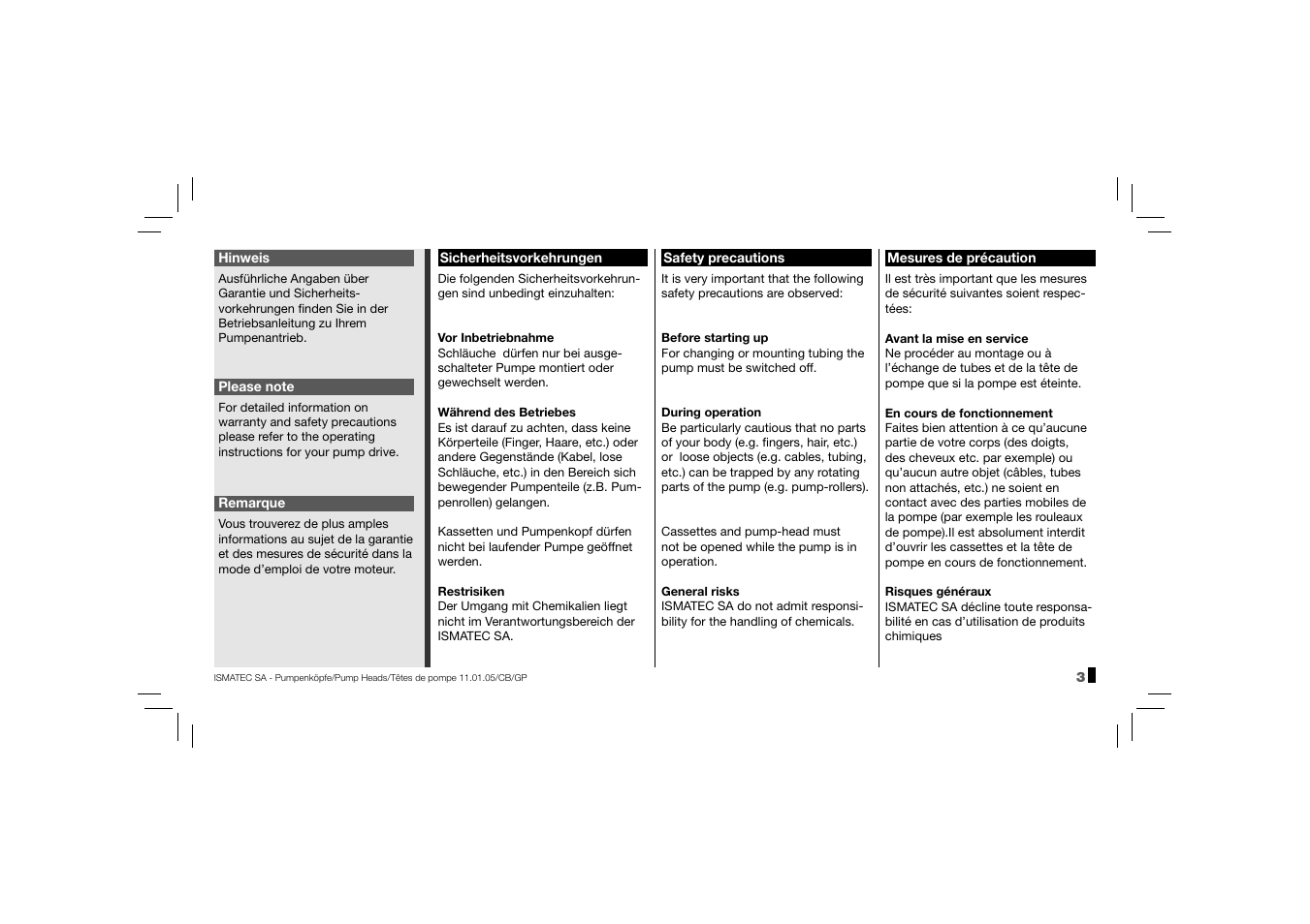 IDEX Health & Science BVP Pumpheads User Manual | Page 3 / 16