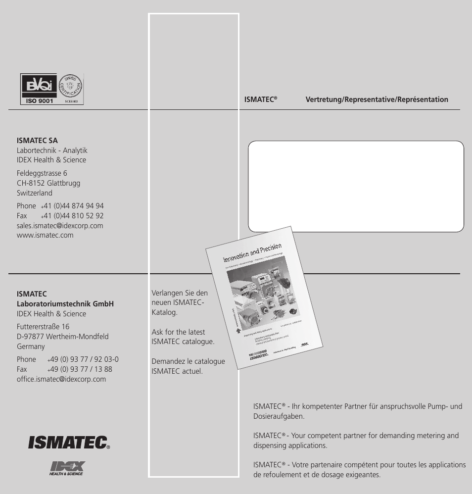 IDEX Health & Science REGLO Digital – version with Settings Menu User Manual | Page 48 / 48