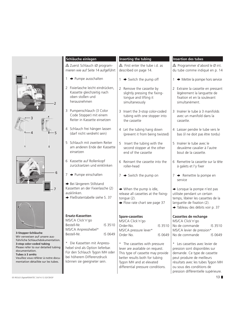 IDEX Health & Science REGLO Digital – version without Settings Menu User Manual | Page 13 / 40