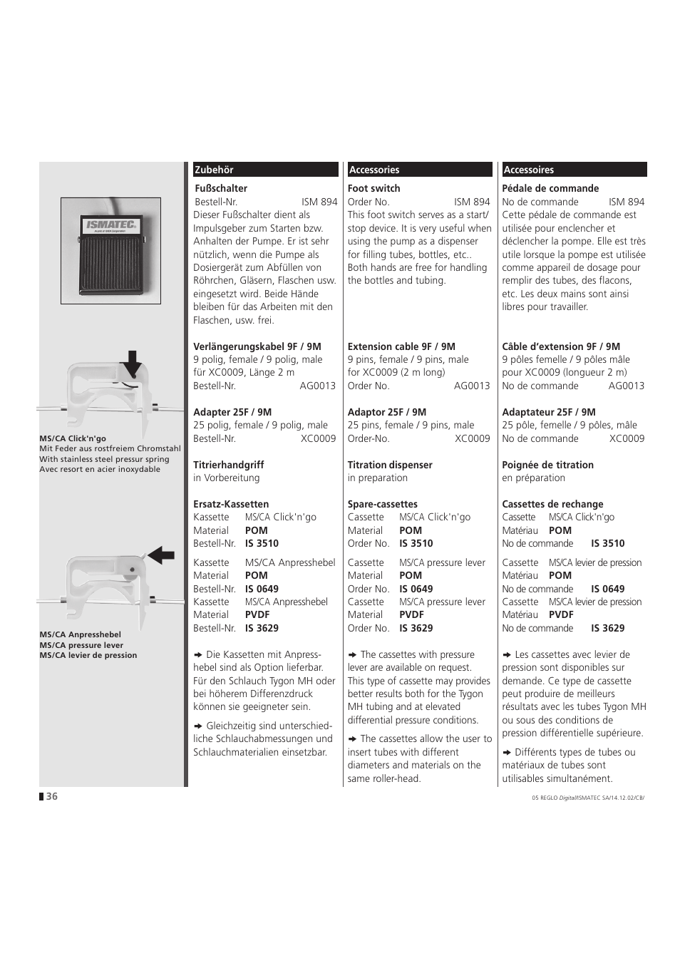 IDEX Health & Science REGLO Digital – version without Settings Menu User Manual | Page 36 / 40