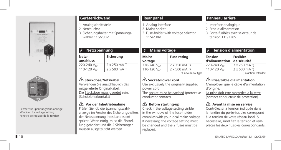 IDEX Health & Science REGLO Analog User Manual | Page 10 / 32