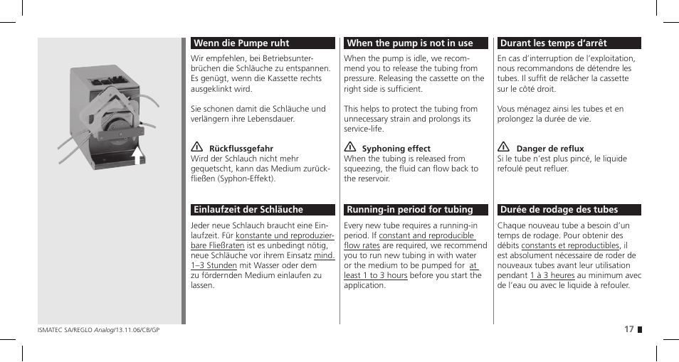 IDEX Health & Science REGLO Analog User Manual | Page 17 / 32