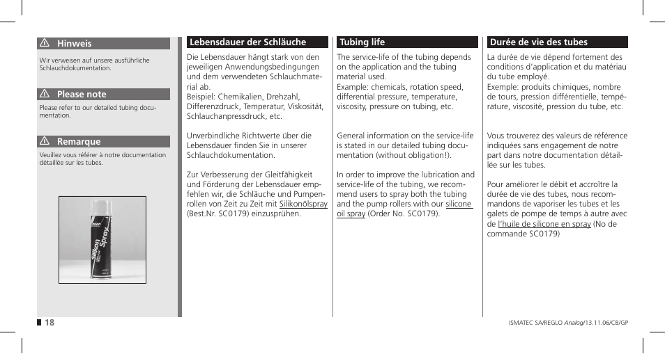 IDEX Health & Science REGLO Analog User Manual | Page 18 / 32