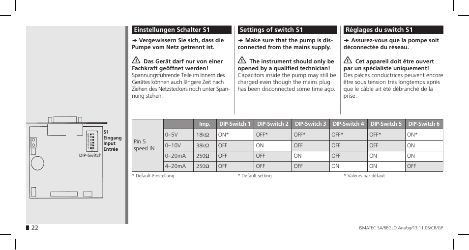 IDEX Health & Science REGLO Analog User Manual | Page 22 / 32