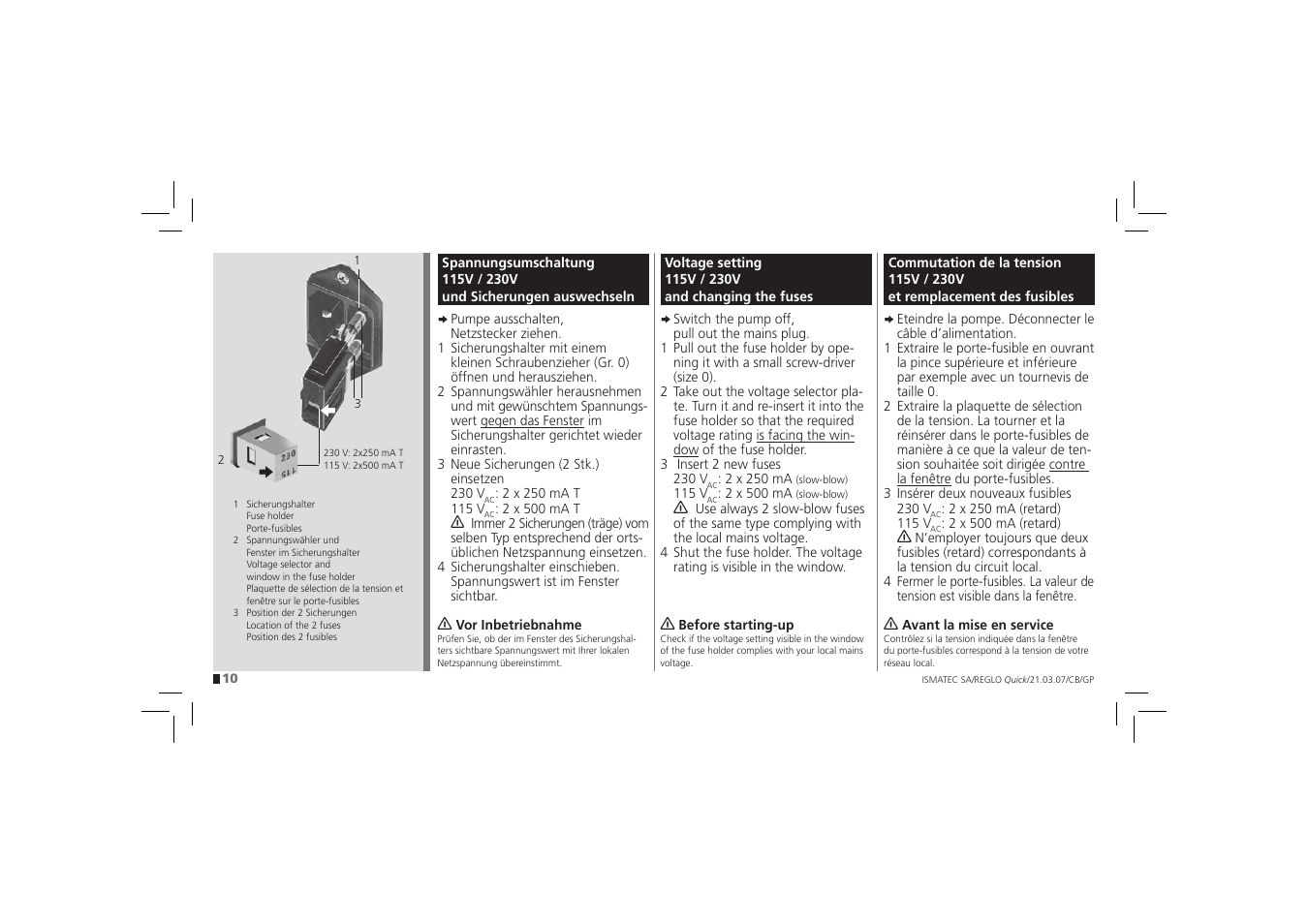 IDEX Health & Science REGLO Quick User Manual | Page 10 / 28