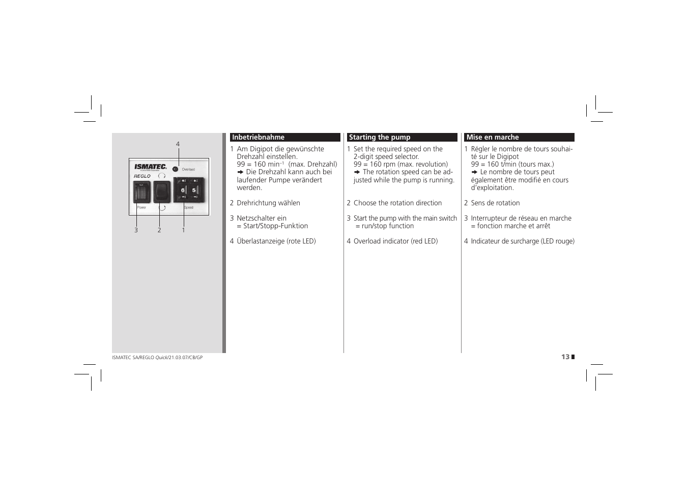 IDEX Health & Science REGLO Quick User Manual | Page 13 / 28