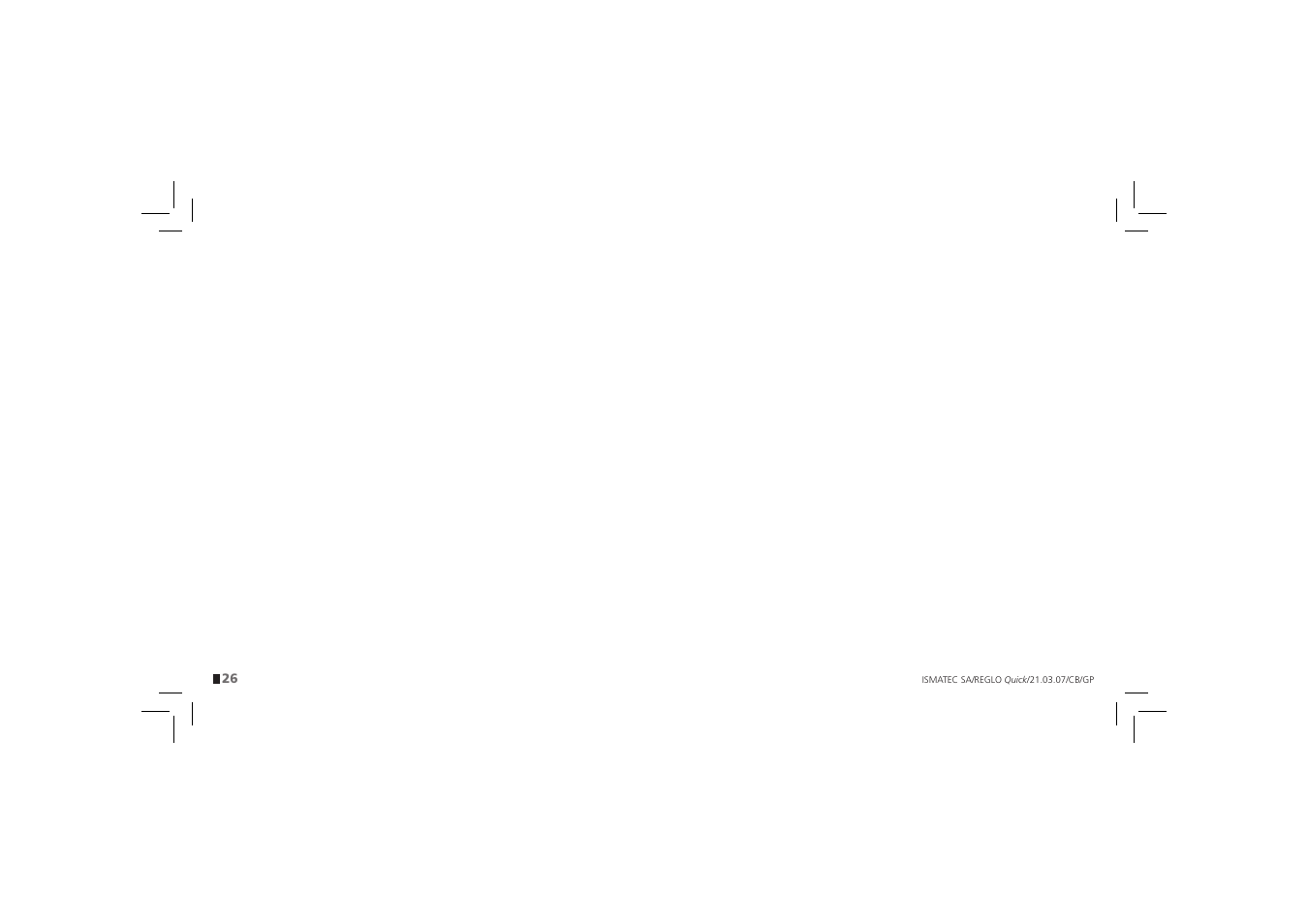IDEX Health & Science REGLO Quick User Manual | Page 26 / 28