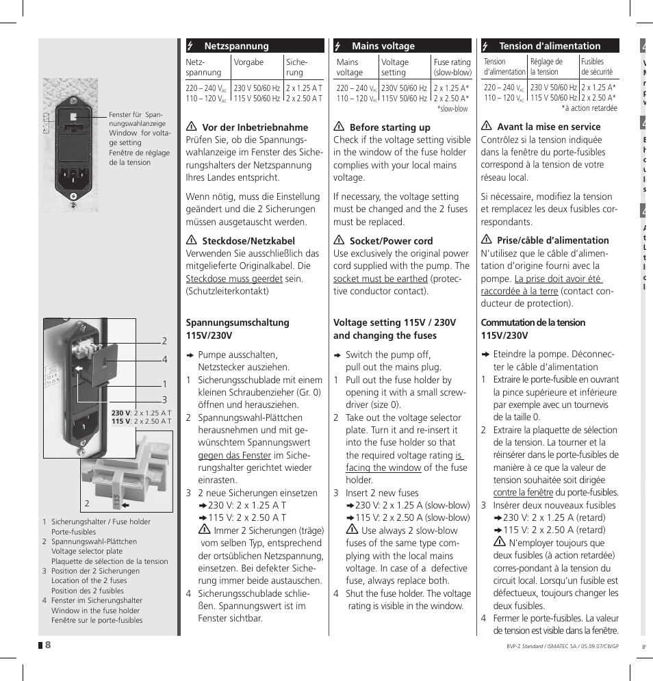 IDEX Health & Science BVP-Z User Manual | Page 8 / 28