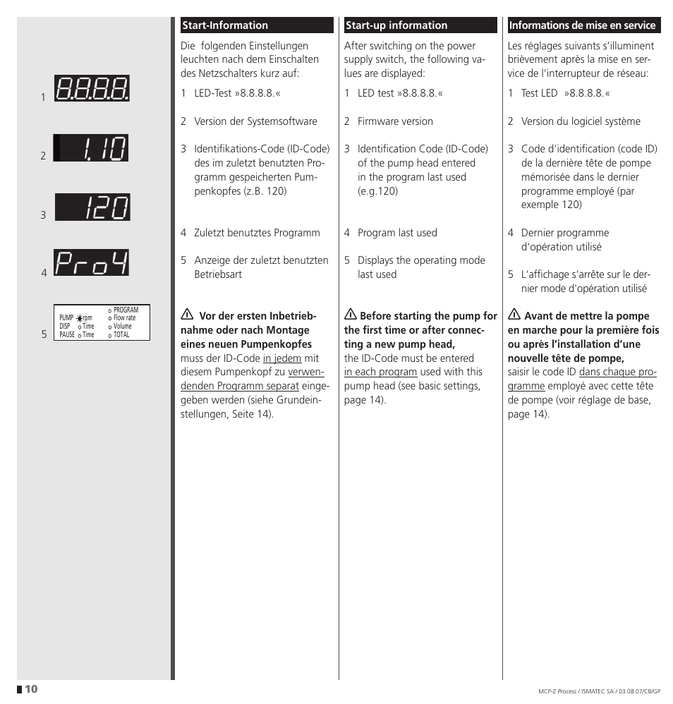 IDEX Health & Science MCP-Z Process User Manual | Page 10 / 60