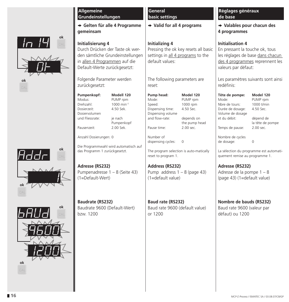 IDEX Health & Science MCP-Z Process User Manual | Page 16 / 60