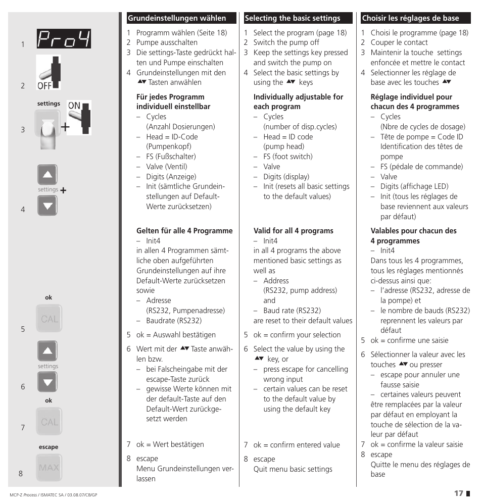 IDEX Health & Science MCP-Z Process User Manual | Page 17 / 60