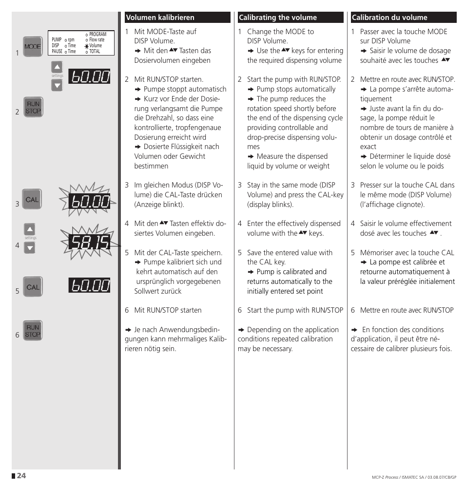 IDEX Health & Science MCP-Z Process User Manual | Page 24 / 60