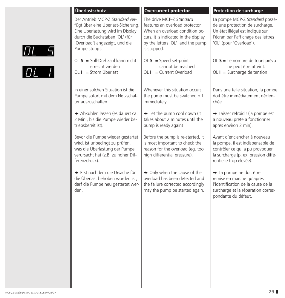 IDEX Health & Science MCP-Z Standard User Manual | Page 29 / 56