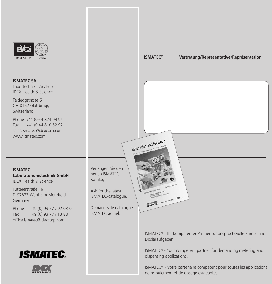 IDEX Health & Science MCP-Z Standard User Manual | Page 56 / 56