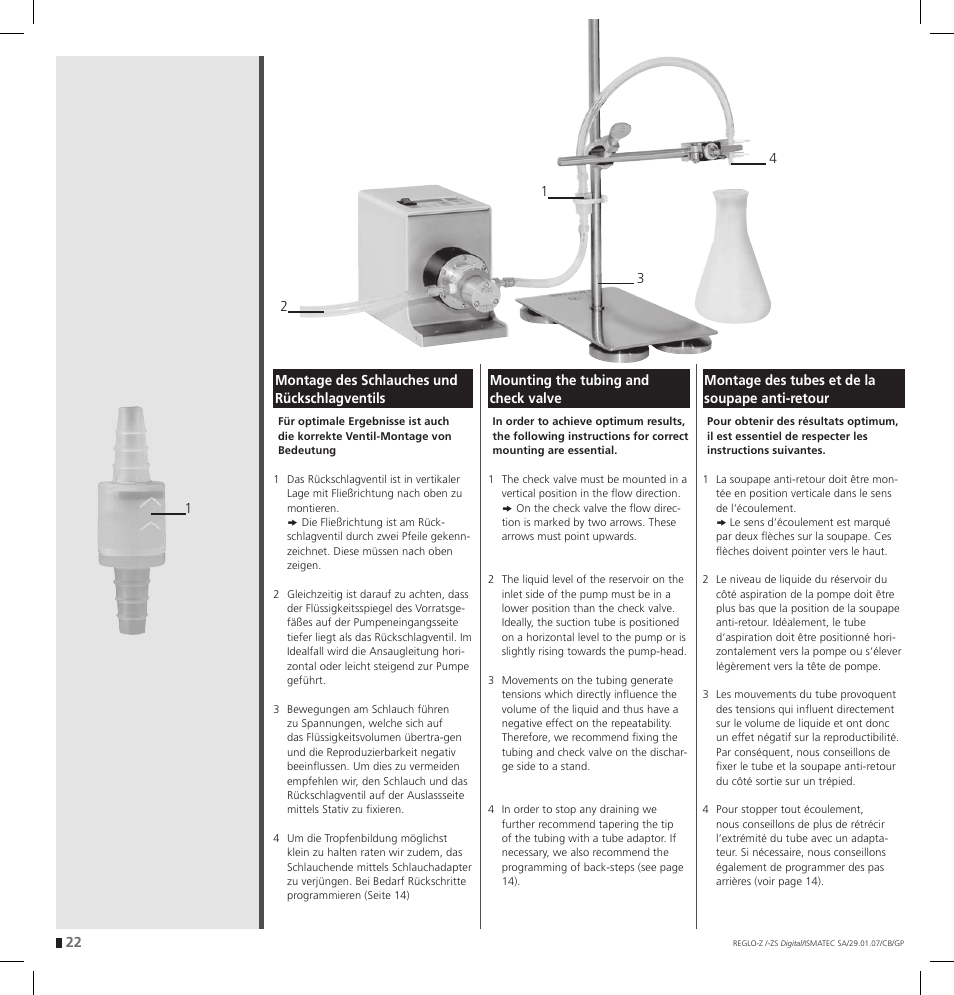 IDEX Health & Science REGLO--ZS Digital User Manual | Page 22 / 52