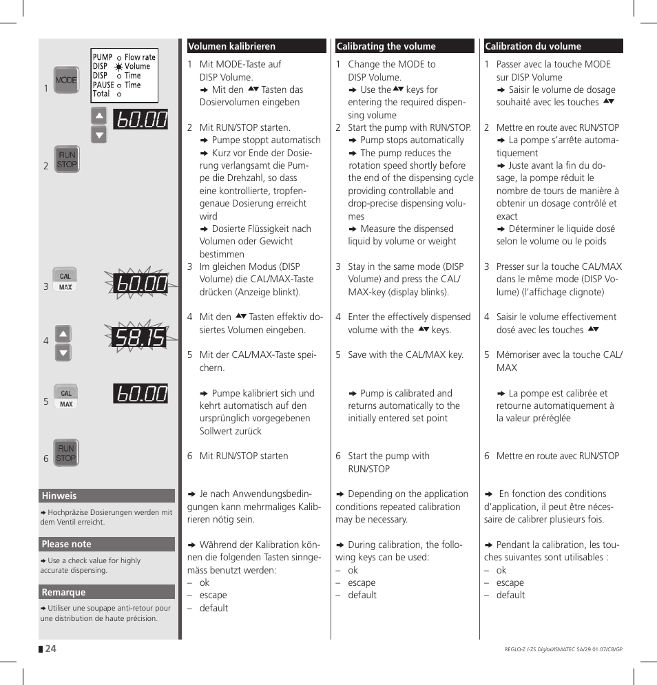 IDEX Health & Science REGLO--ZS Digital User Manual | Page 24 / 52