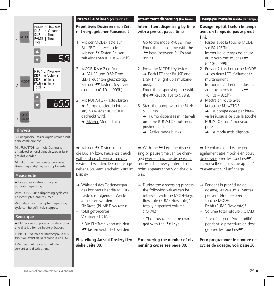 IDEX Health & Science REGLO--ZS Digital User Manual | Page 29 / 52