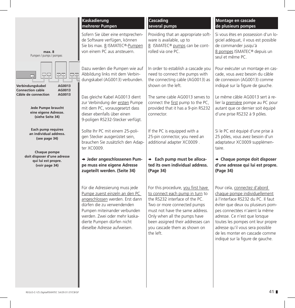 IDEX Health & Science REGLO--ZS Digital User Manual | Page 41 / 52