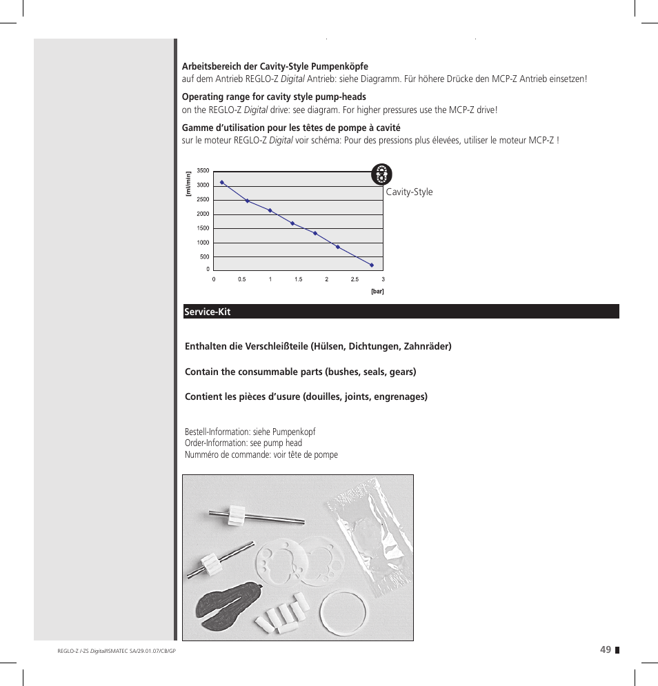 IDEX Health & Science REGLO--ZS Digital User Manual | Page 49 / 52