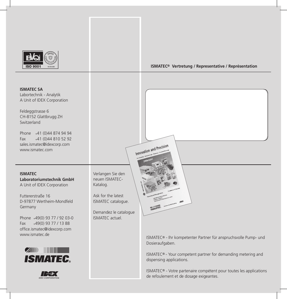 IDEX Health & Science REGLO--ZS Digital User Manual | Page 52 / 52