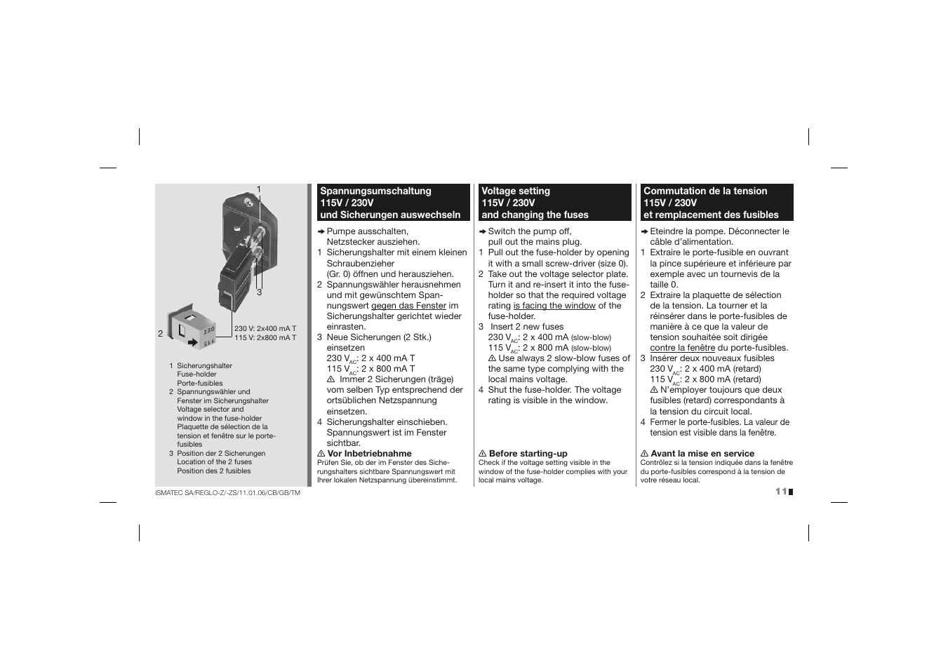 IDEX Health & Science REGLO-ZS Analog User Manual | Page 11 / 32