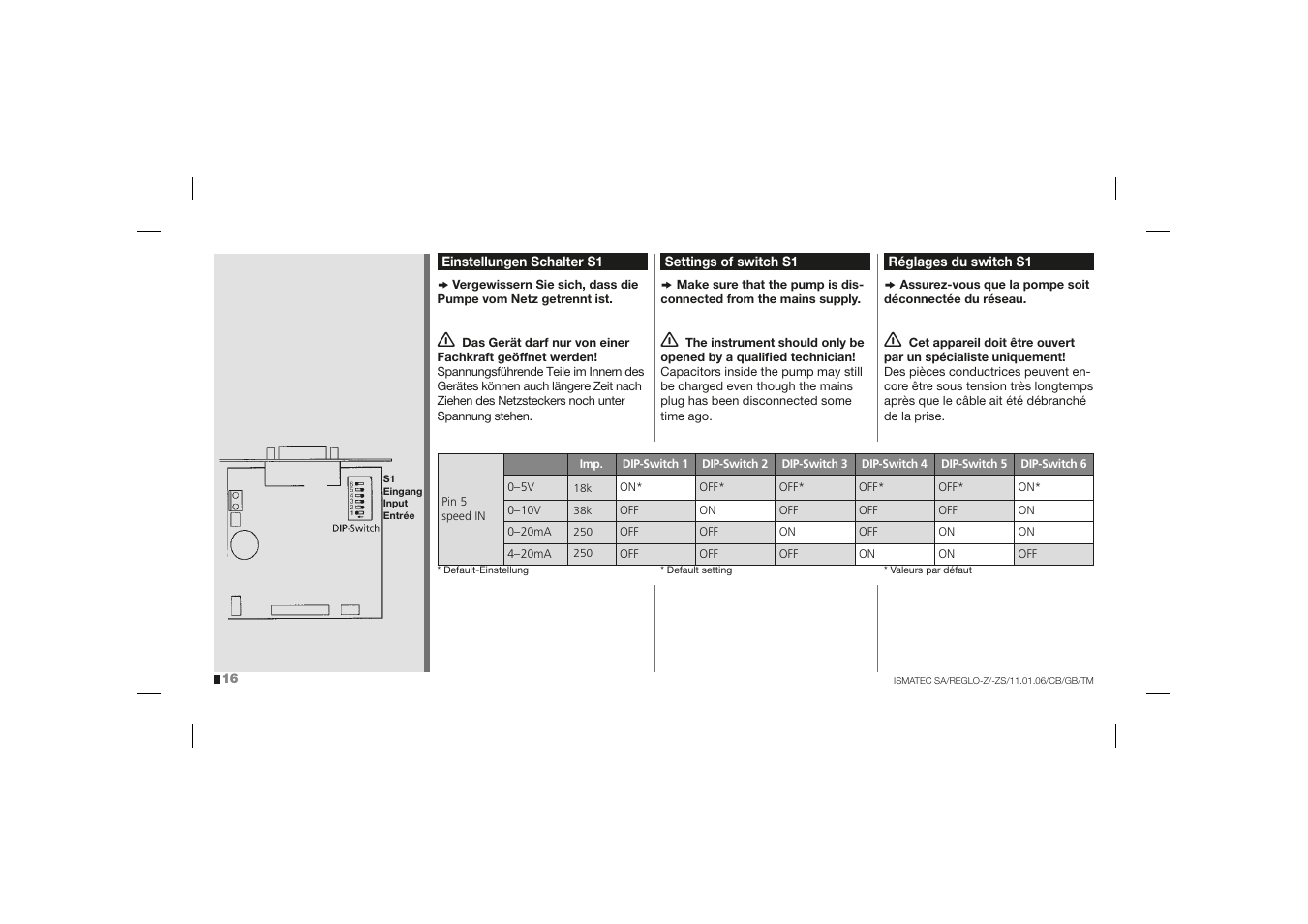 IDEX Health & Science REGLO-ZS Analog User Manual | Page 16 / 32