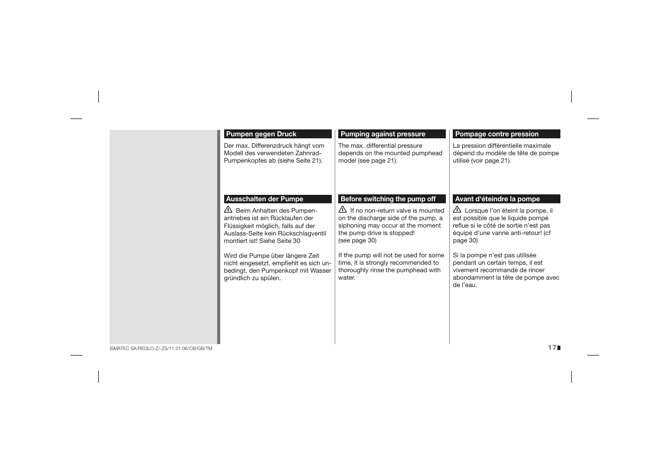 IDEX Health & Science REGLO-ZS Analog User Manual | Page 17 / 32