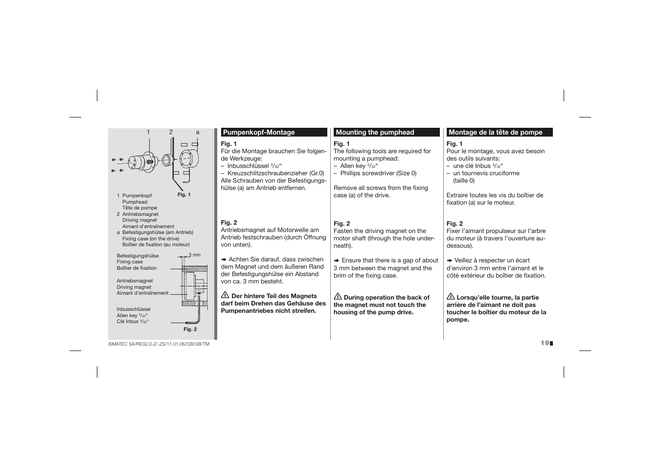 IDEX Health & Science REGLO-ZS Analog User Manual | Page 19 / 32