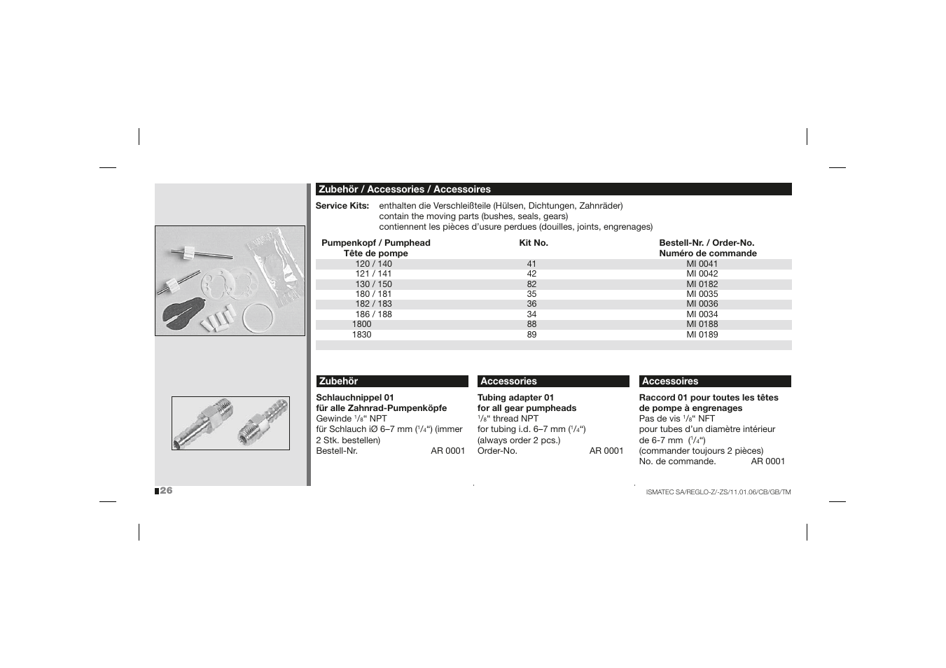 IDEX Health & Science REGLO-ZS Analog User Manual | Page 26 / 32