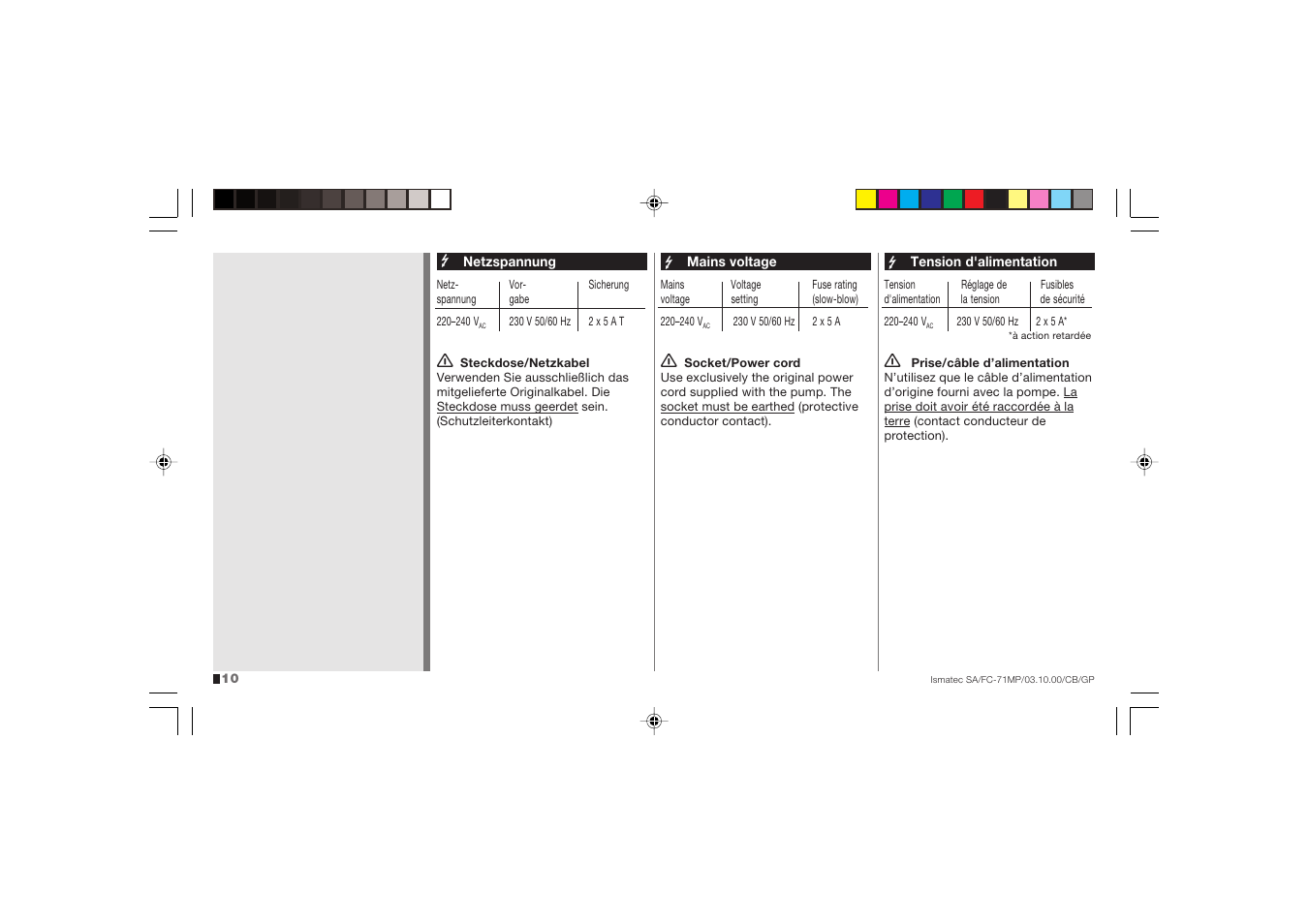 IDEX Health & Science FC71-MP User Manual | Page 10 / 24