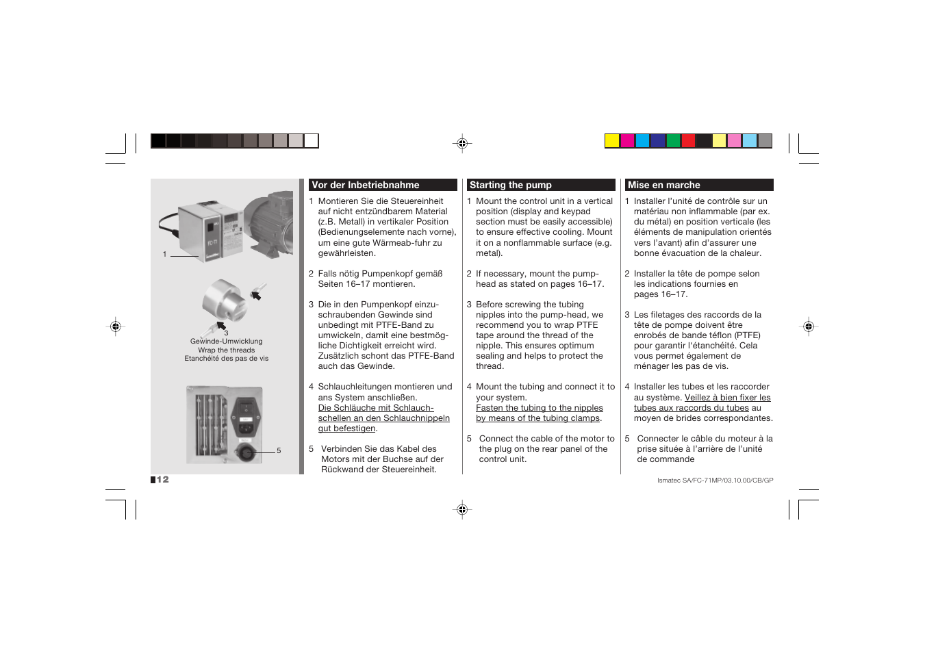 IDEX Health & Science FC71-MP User Manual | Page 12 / 24