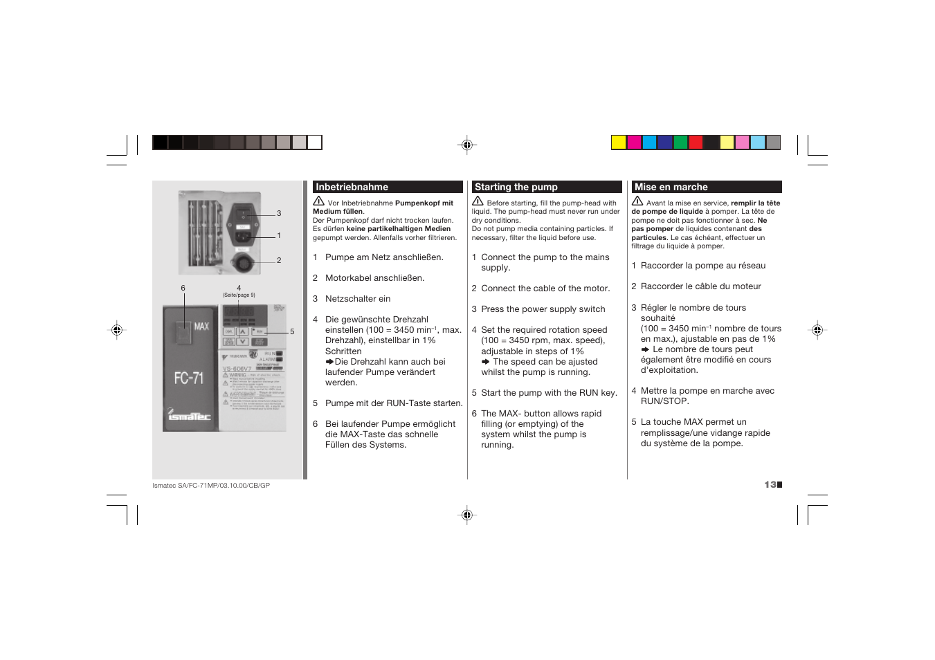 IDEX Health & Science FC71-MP User Manual | Page 13 / 24