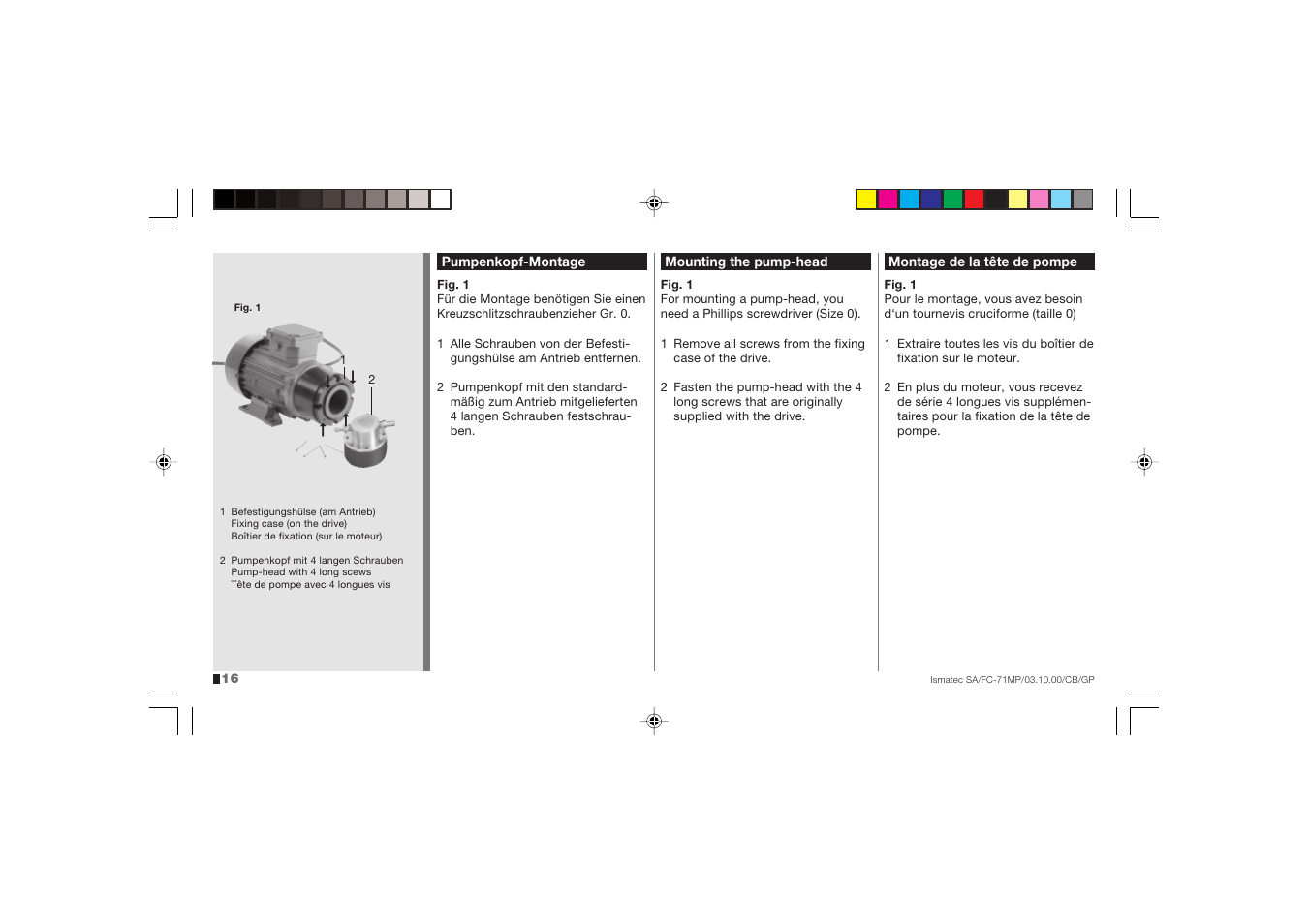 IDEX Health & Science FC71-MP User Manual | Page 16 / 24