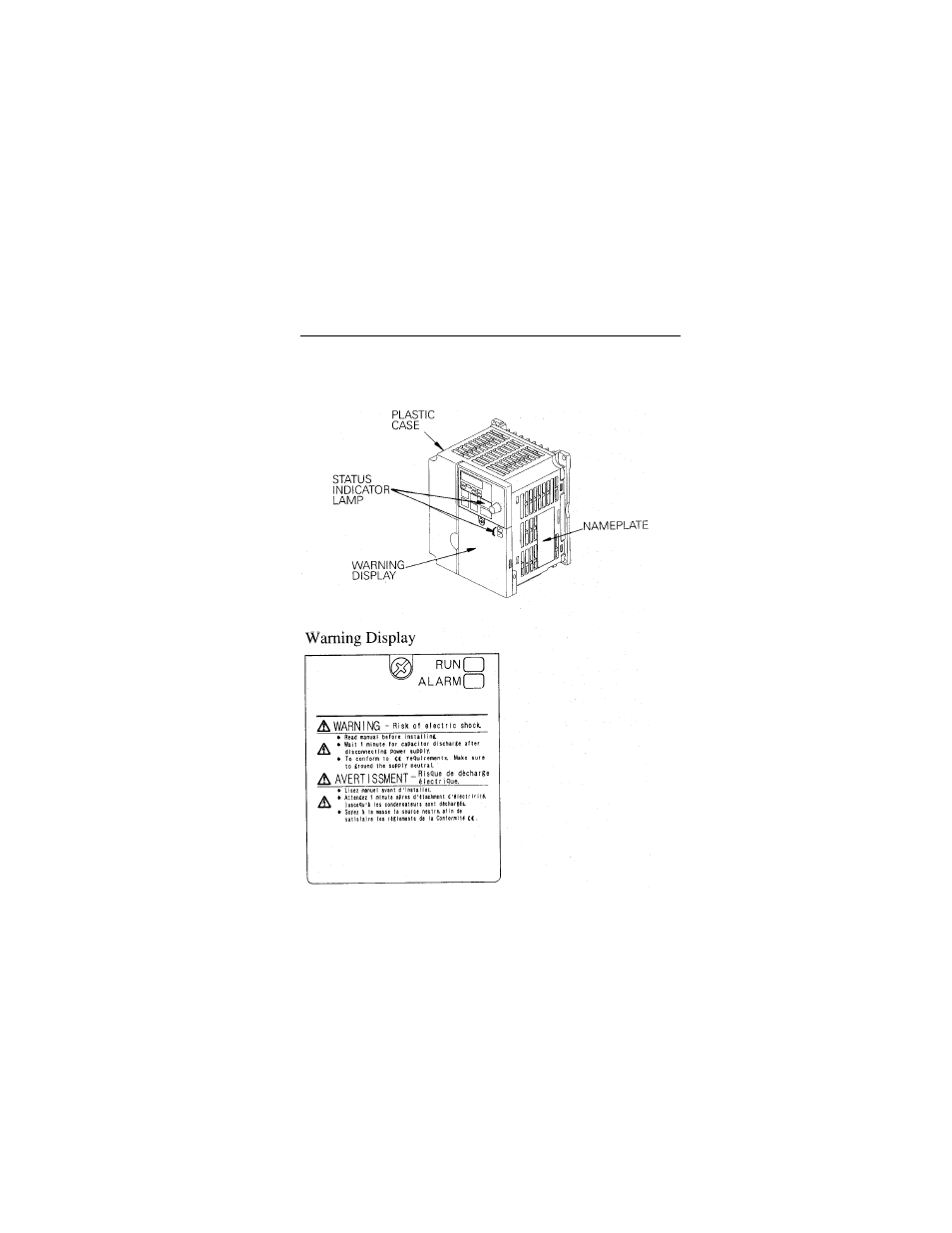 Warning display | IDEX Health & Science VS-606V7 Series User Manual | Page 11 / 174