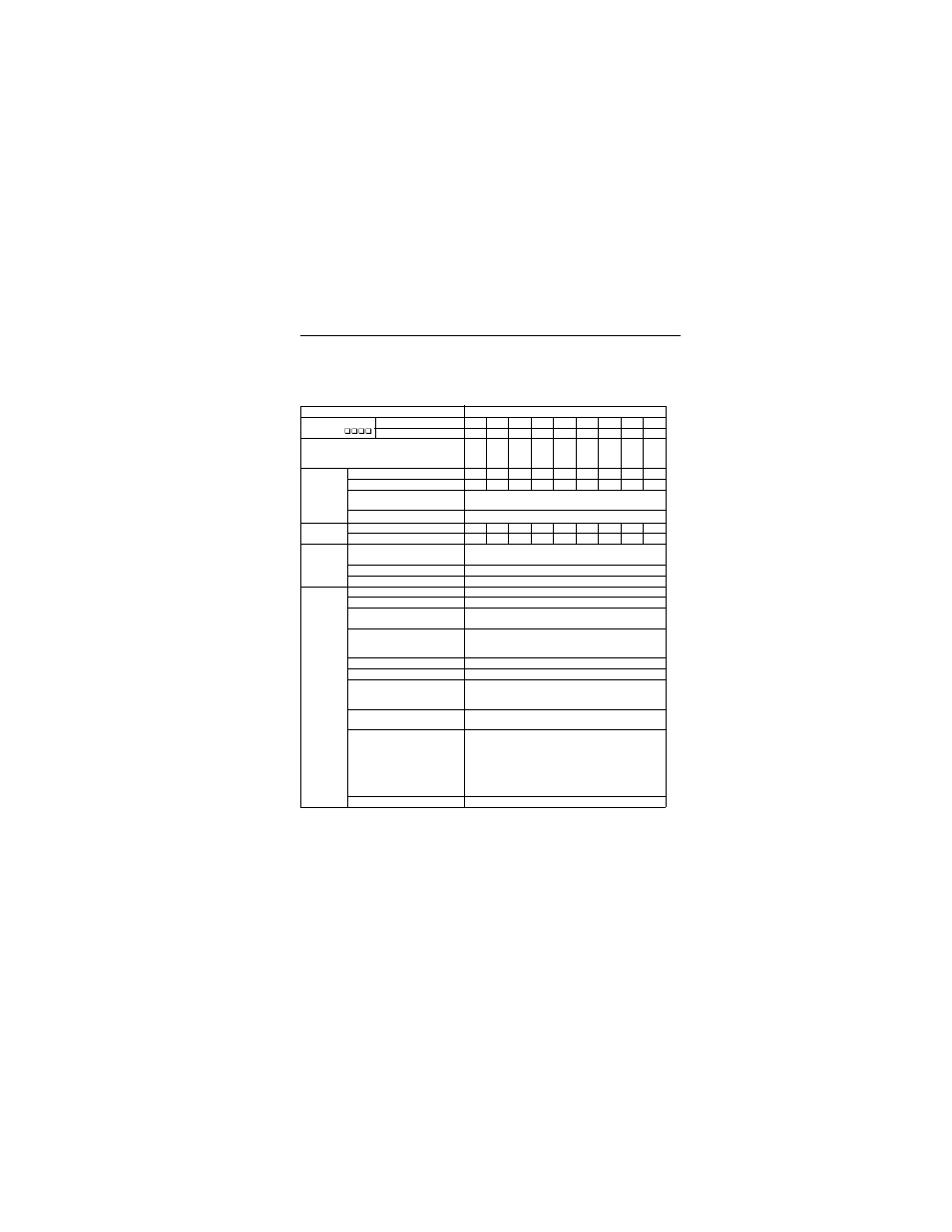 Specifications, Standard specifications (200v), Standard specifications (200v class) | IDEX Health & Science VS-606V7 Series User Manual | Page 139 / 174