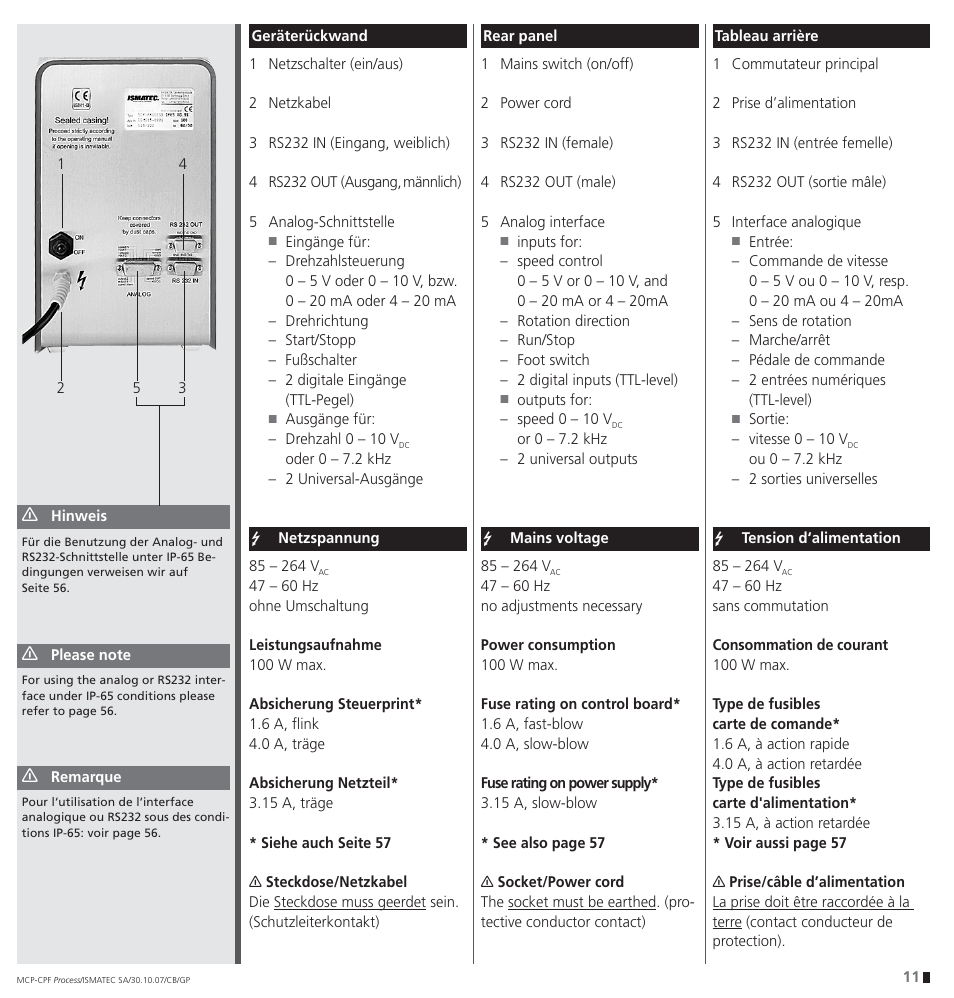 IDEX Health & Science CPF Process User Manual | Page 11 / 68